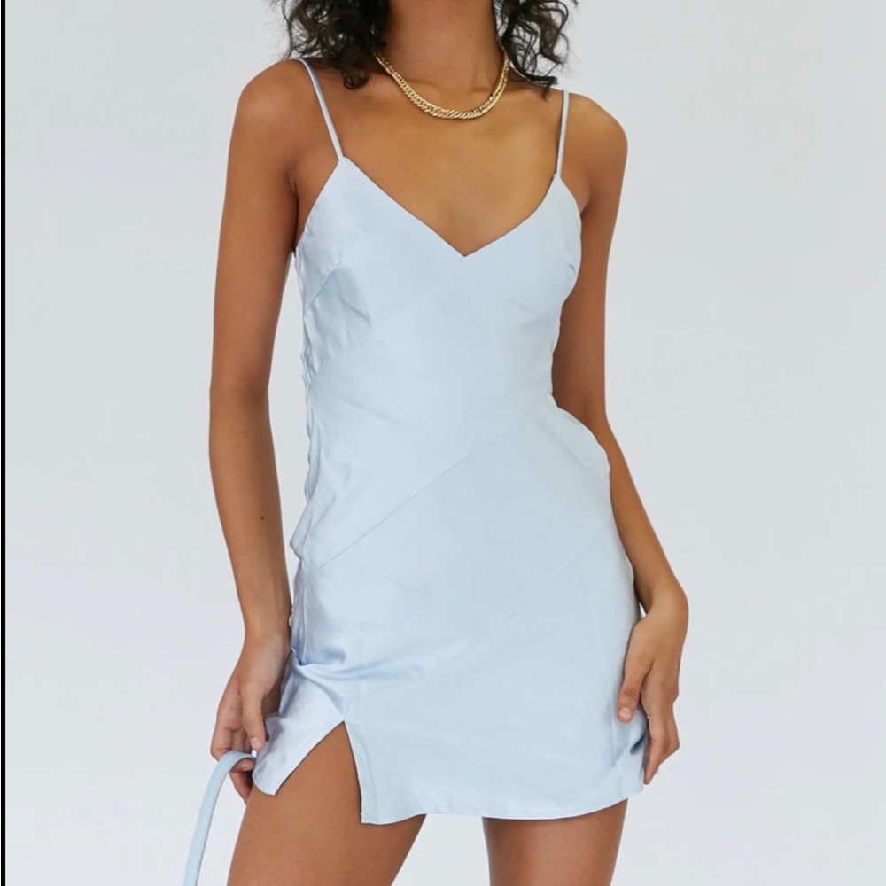 Princess Polly Maliha Mini Dress Blue